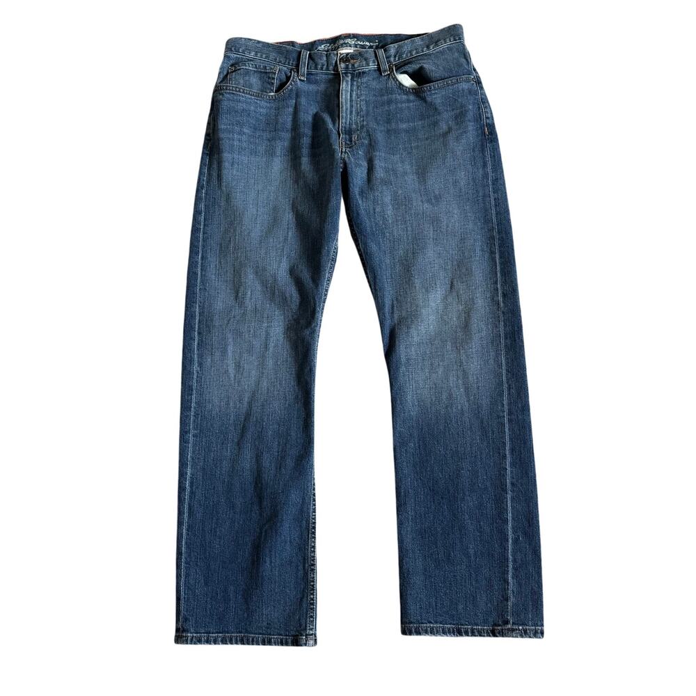Eddie Bauer Jeans Mens 33x30 (Act 33x29) Faded Wash Straight Fit